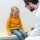 pediatrist making neurology examination for smiling little girl